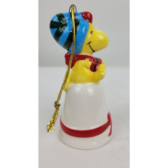 Peanuts 3" Woodstock Porcelain Bell Christmas Ornament 1972 by Willitts Designs - Picture 3 of 6